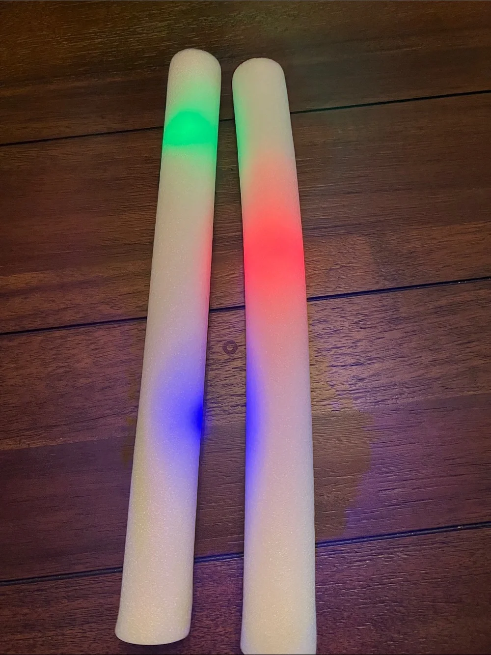 Multicolored LED 3 Mode Light Up Foam Dance Party Sticks